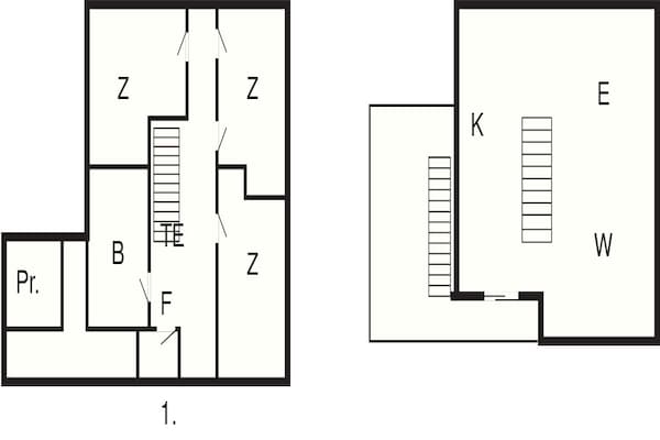 Foto van 6 persoons vakantie huis in Søndeled - Vakantiehuis in Søndeled - FloorPlan