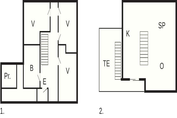 Foto van 6 persoons vakantie huis in Søndeled - Vakantiehuis in Søndeled - FloorPlan