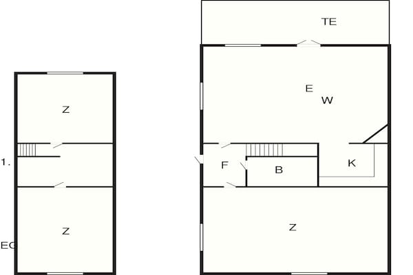 Foto van 4 persoons vakantie huis in Ronneby-By Traum - Vakantiehuis in Ronneby - FloorPlan