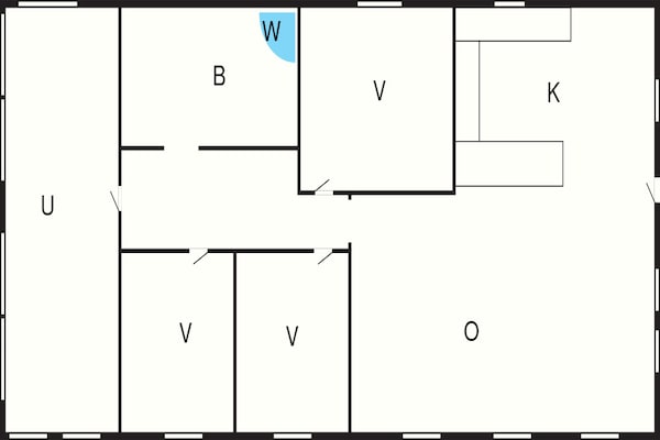 Foto van Ruim huis voor 6 personen in Lokken - Vakantiehuis in Løkken - FloorPlan