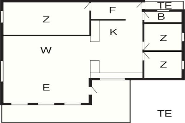 Foto van Sfeervol strandhuis -- By Traum Ferienwohnungen - Vakantiehuis in Vejby - FloorPlan