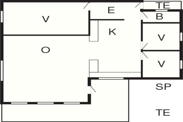 Foto van Sfeervol strandhuis -- By Traum Ferienwohnungen - Vakantiehuis in Vejby - FloorPlan