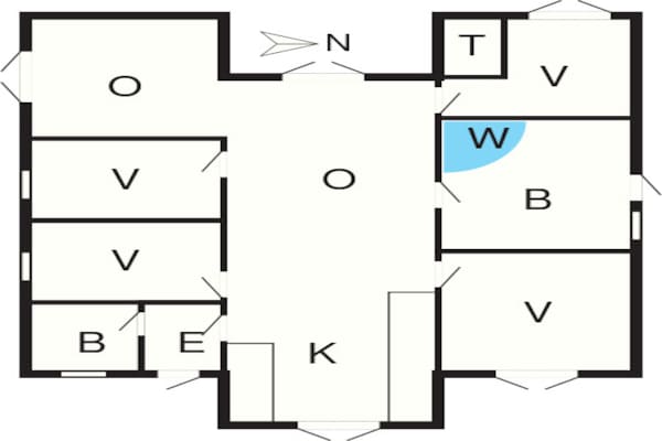 Foto van 6 persoons vakantie huis in Blokhus-By Traum - Vakantiehuis in Blokhus - FloorPlan