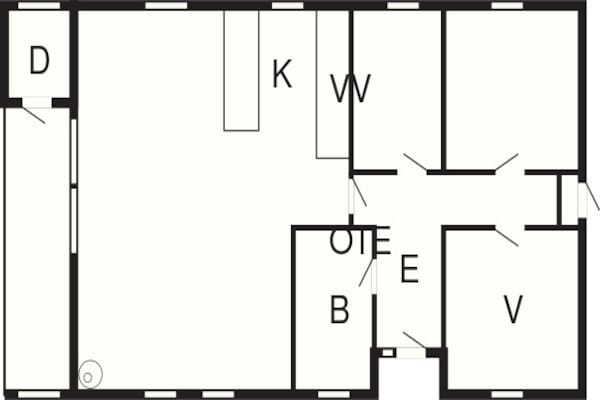 Foto van 6 persoons vakantie huis in Juelsminde - Vakantiehuis in Juelsminde - FloorPlan