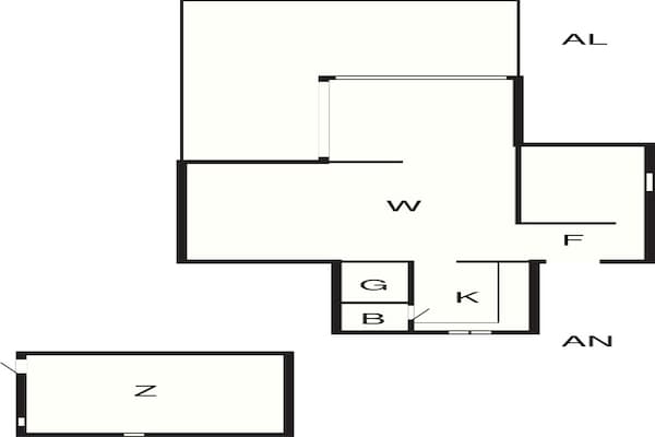 Foto van Gastvrij huis in Skummeslövsstrand - Vakantiehuis in Skummeslövsstrand - FloorPlan