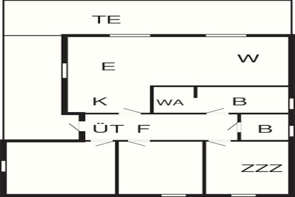 Foto van 6 persoons vakantie huis in Aukra - Vakantiehuis in Aukra - FloorPlan