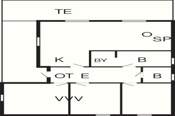 Foto van 6 persoons vakantie huis in Aukra - Vakantiehuis in Aukra - FloorPlan