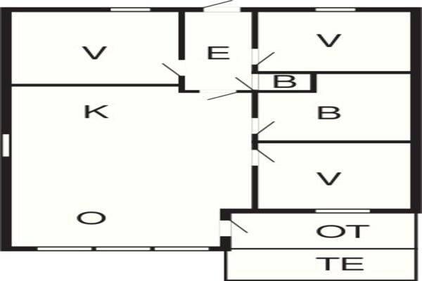 Foto van 6 persoons vakantie huis in Aukra - Vakantiehuis in Aukra - FloorPlan