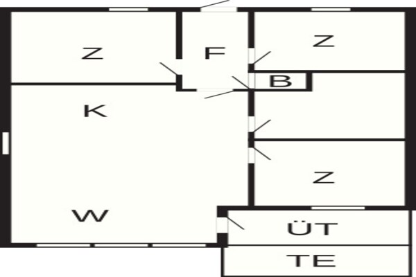 Foto van 6 persoons vakantie huis in Aukra - Vakantiehuis in Aukra - FloorPlan