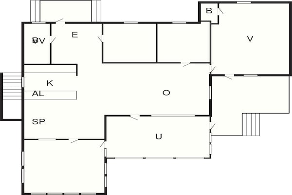 Foto van 6 persoons vakantiehuis in Laholm-By Traum - Vakantiehuis in Skummeslövsstrand - FloorPlan
