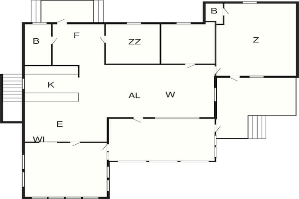 Foto van 6 persoons vakantiehuis in Laholm-By Traum - Vakantiehuis in Skummeslövsstrand - FloorPlan