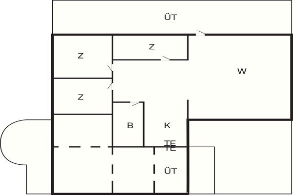 Foto van 6 persoons vakantie huis in Skjern-By Traum - Vakantiehuis in Skjern - FloorPlan
