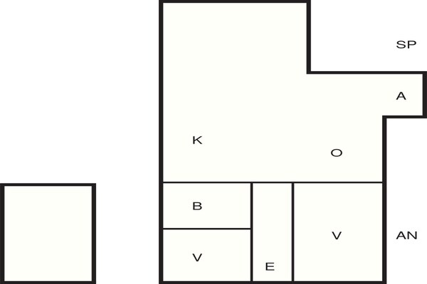 Foto van 4 sterren vakantie huis in Hjørring-By Traum - Vakantiehuis in Hjørring - FloorPlan