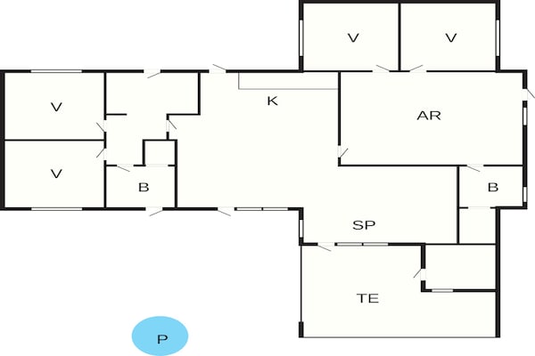Foto van Luxe toevluchtsoord in Albaek - Vakantiehuis in Ålbæk - FloorPlan