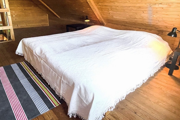 Foto van Houten huisje met rustieke charme - Vakantiehuis in DEGEBERGA - Indoor