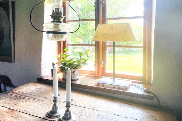 Foto van Houten huisje met rustieke charme - Vakantiehuis in DEGEBERGA - Indoor