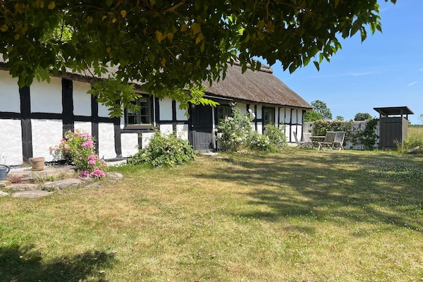 Foto van Houten huisje met rustieke charme - Vakantiehuis in DEGEBERGA - Outdoor