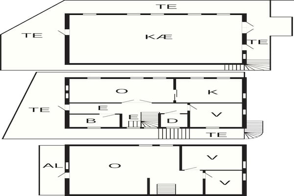 Foto van 6 persoons vakantie huis in Bygstad - Vakantiehuis in Bygstad - FloorPlan