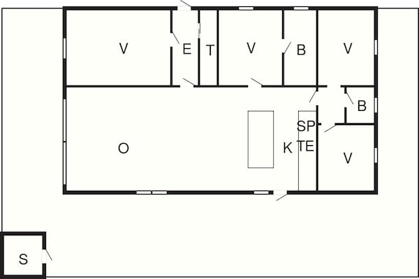 Foto van 5 sterren vakantie huis in Vestervig-By Traum - Vakantiehuis in Vestervig - FloorPlan