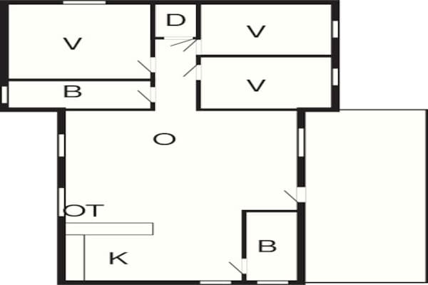 Foto van 6 persoons vakantie huis in Thisted-By Traum - Vakantiehuis in Thisted - FloorPlan