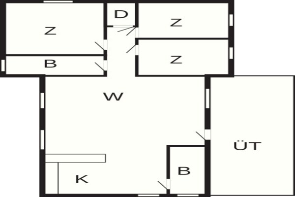 Foto van 6 persoons vakantie huis in Thisted-By Traum - Vakantiehuis in Thisted - FloorPlan