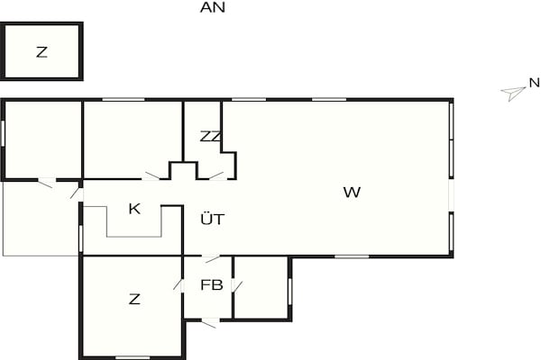 Foto van Gezellig uitje in Køge Bay - By Traum - Vakantiehuis in Strøby - FloorPlan