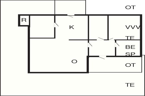Foto van 6 persoons vakantie huis in Kolind-By Traum - Vakantiehuis in Kolind - FloorPlan
