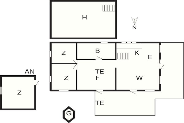 Foto van Strandparadijs -- By Traum Ferienwohnungen - Vakantiehuis in Store Fuglede - FloorPlan