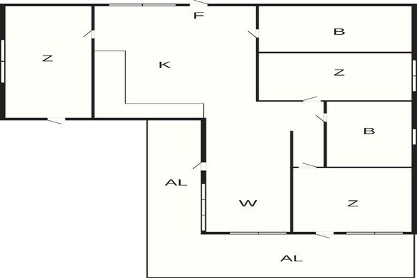 Foto van 4 sterren vakantie huis in Ramdala - Vakantiehuis in Ramdala - FloorPlan