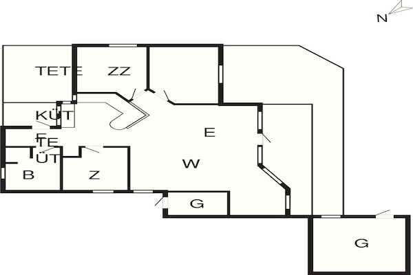 Foto van 6 persoons vakantie huis in Otterup-By Traum - Vakantiehuis in Otterup - FloorPlan