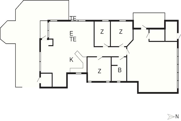 Foto van 4 sterren vakantie huis in Ålbæk-By Traum - Vakantiehuis in Ålbæk - FloorPlan