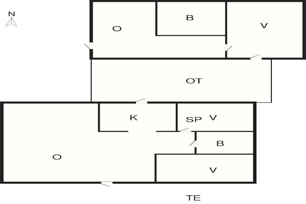 Foto van 6 persoons vakantie huis in Løkken-By Traum - Vakantiehuis in Løkken - FloorPlan