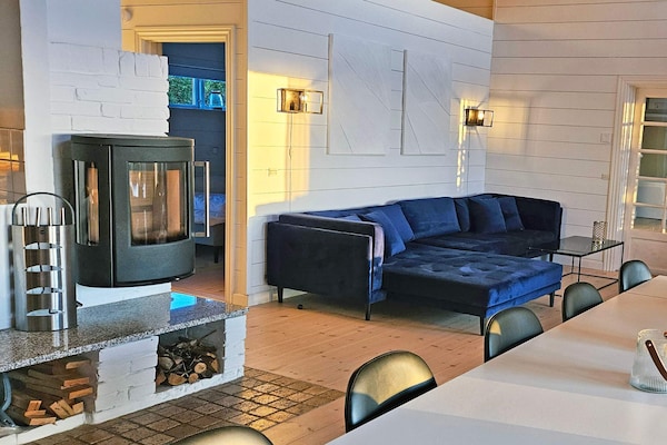 Foto van Lodge met uitzicht op de Limfjord - Vakantiehuis in Spøttrup - Indoor
