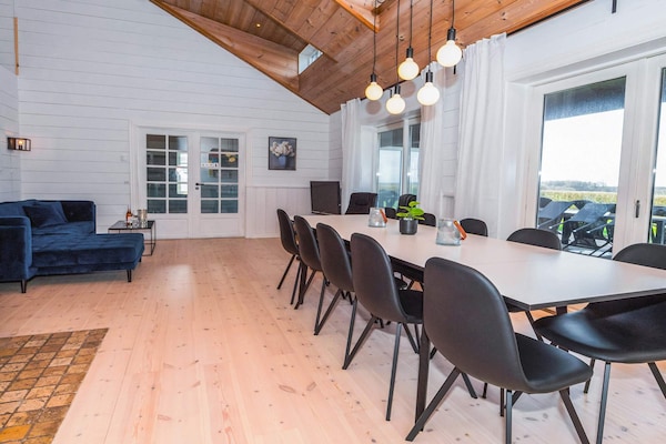Foto van Lodge met uitzicht op de Limfjord - Vakantiehuis in Spøttrup - Indoor