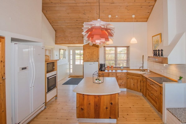 Foto van Lodge met uitzicht op de Limfjord - Vakantiehuis in Spøttrup - Indoor