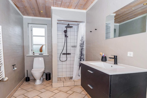 Foto van Lodge met uitzicht op de Limfjord - Vakantiehuis in Spøttrup - Indoor