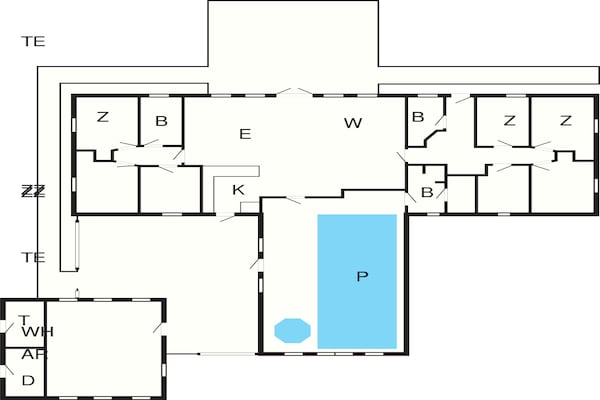 Foto van Luxe vakantieverblijf aan zee - Vakantiehuis in Ulfborg - FloorPlan
