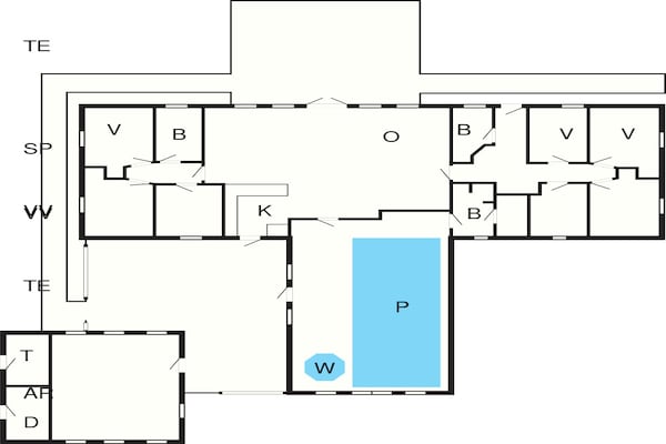 Foto van Luxe vakantieverblijf aan zee - Vakantiehuis in Ulfborg - FloorPlan