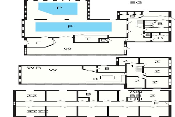 Foto van 26 persoons vakantie huis in Thyholm - Vakantiehuis in Thyholm - FloorPlan