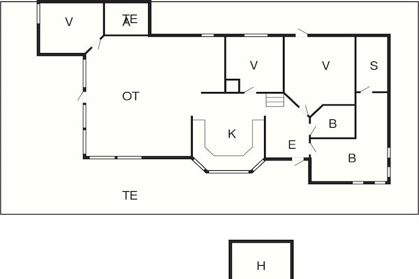 Foto van 4 sterren vakantie huis in Øster Assels-By Traum - Vakantiehuis in Øster Assels - FloorPlan