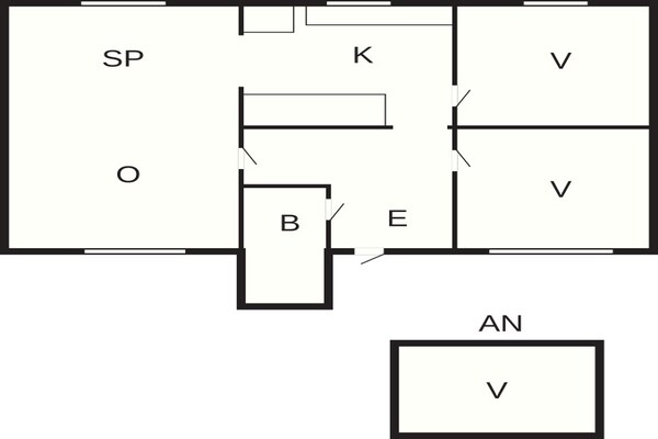 Foto van 4 sterren vakantie huis in Edsbruk - Vakantiehuis in Edsbruk - FloorPlan