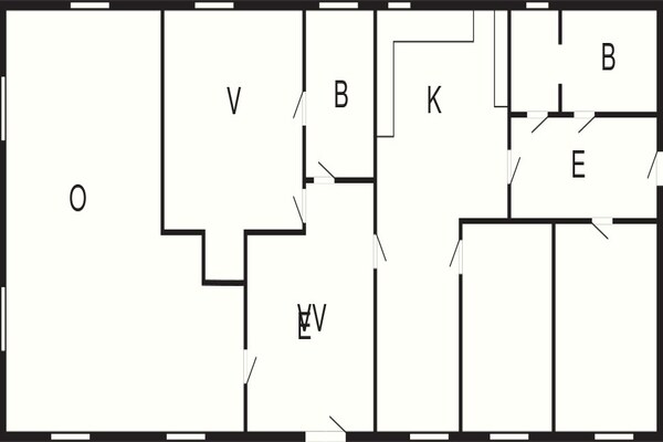 Foto van 6 persoons vakantie huis in Store Heddinge - Vakantiehuis in Store Heddinge - FloorPlan