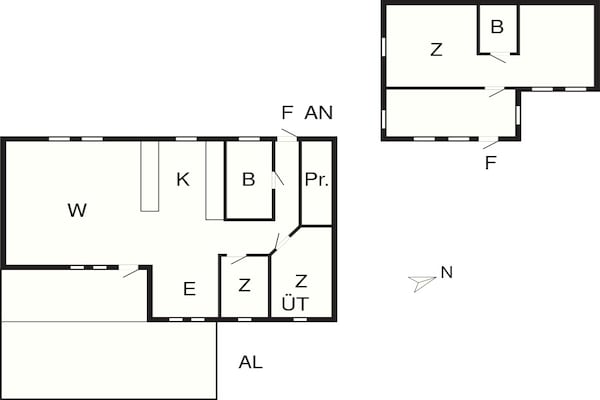 Foto van 6 Personen vakantie huis in KUNGSHAMN - Vakantiehuis in KUNGSHAMN - FloorPlan