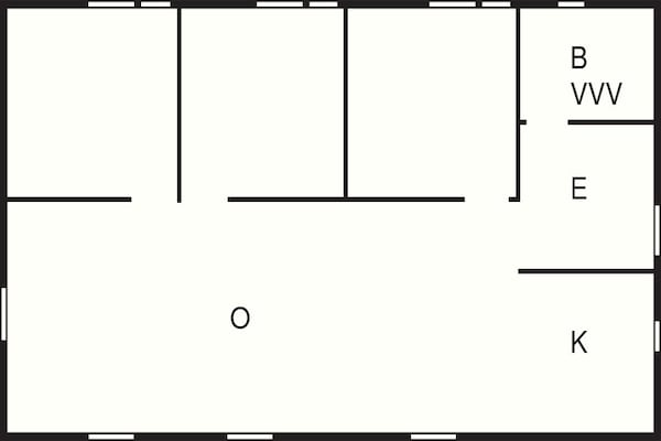 Foto van 4 sterren vakantie huis in Hovborg-By Traum - Vakantiehuis in Hovborg - FloorPlan