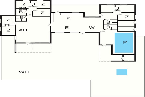 Foto van Luxe retraite in Romo -- By Traum Ferienwohnungen - Vakantiehuis in Rømø - FloorPlan