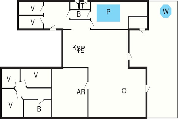 Foto van 5 sterren vakantie huis in Dronningmølle - Vakantiehuis in Dronningmølle - FloorPlan
