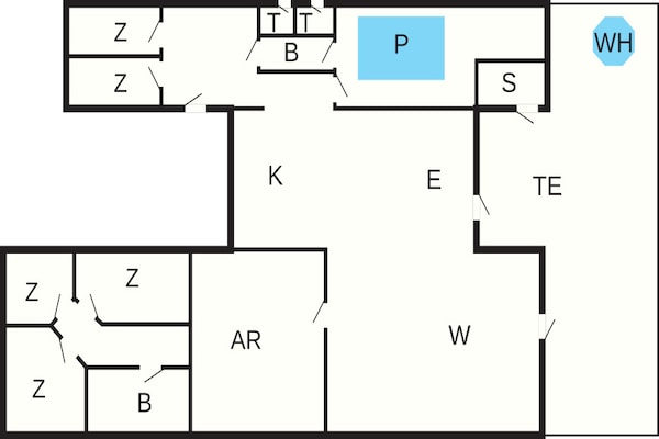 Foto van 5 sterren vakantie huis in Dronningmølle - Vakantiehuis in Dronningmølle - FloorPlan