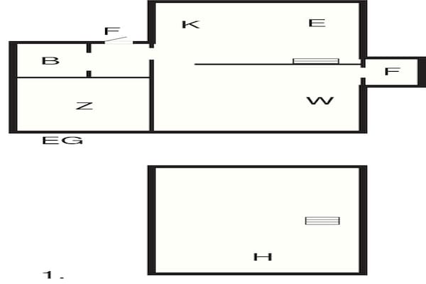 Foto van 4 Personen vakantie huis in Hagby - Vakantiehuis in Hagby - FloorPlan