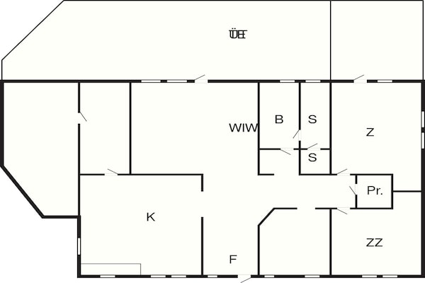 Foto van 6 Personen vakantie huis in VALDERMARSVIK - Vakantiehuis in VALDERMARSVIK - FloorPlan
