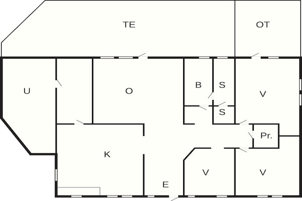 Foto van 6 Personen vakantie huis in VALDERMARSVIK - Vakantiehuis in VALDERMARSVIK - FloorPlan